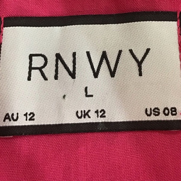 Runaway The Label Rosette Mini Dress In Fuchsia Size 8/Large - Picture 6 of 12
